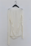Marc le bihan round neck T -shirt 2897 white